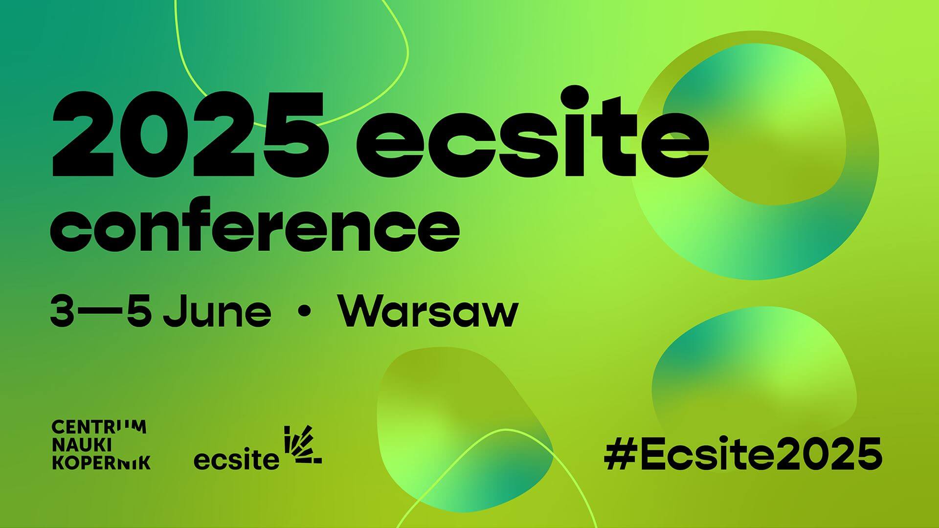 Poster Ecsite 2025 conferentie