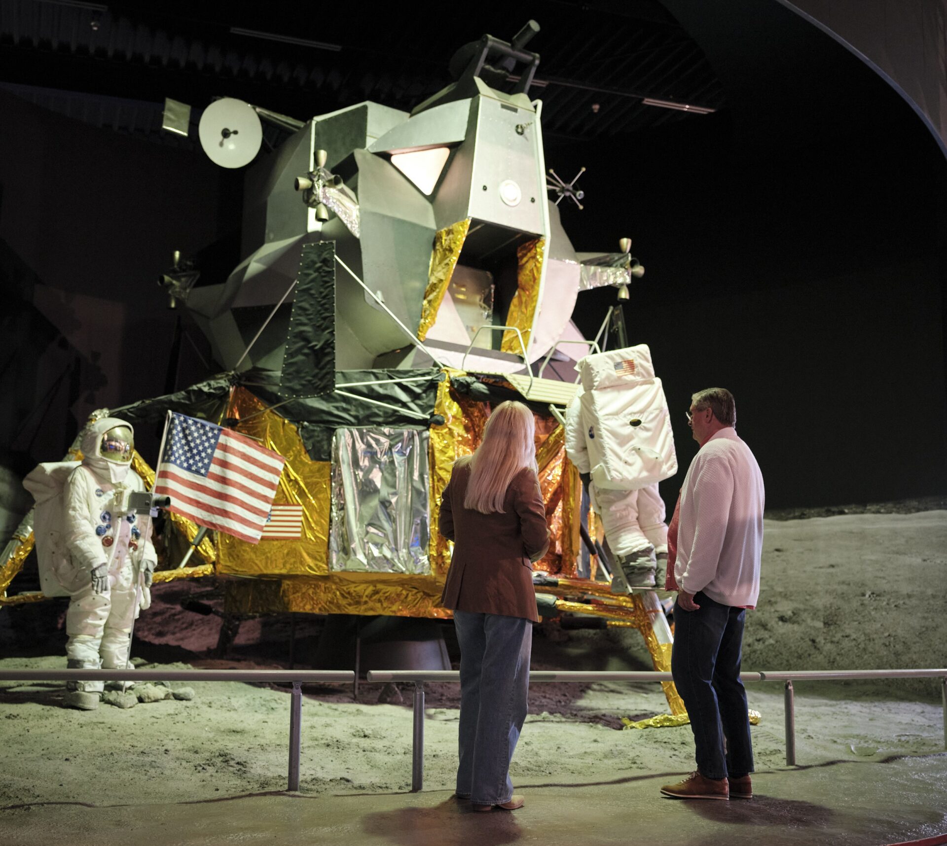 Bezoekers Space Expo