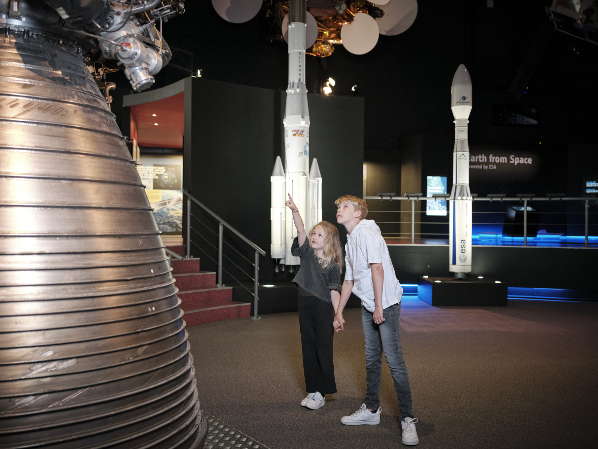Bezoekers Space Expo